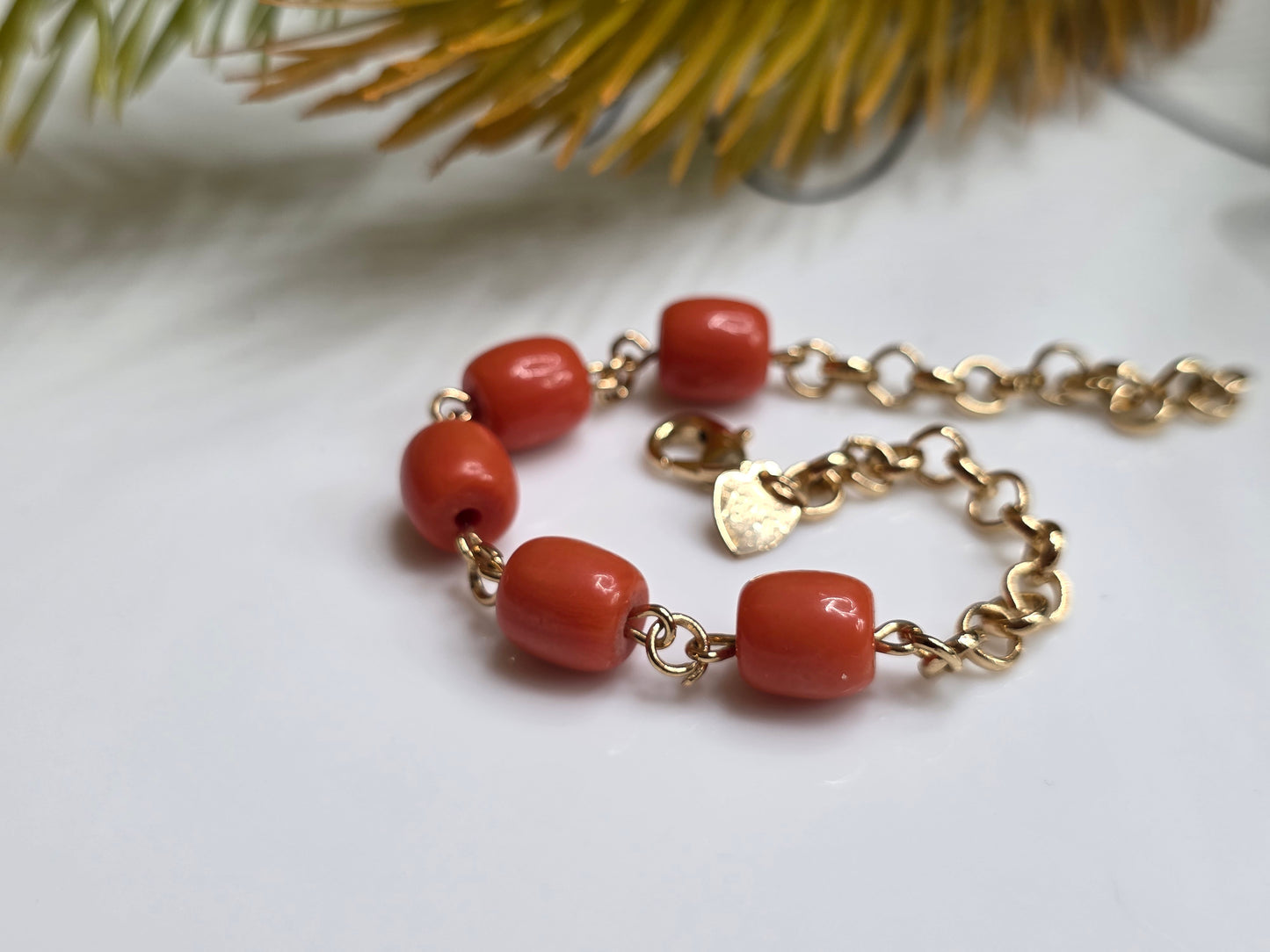 Fiery Coral Bracelet
