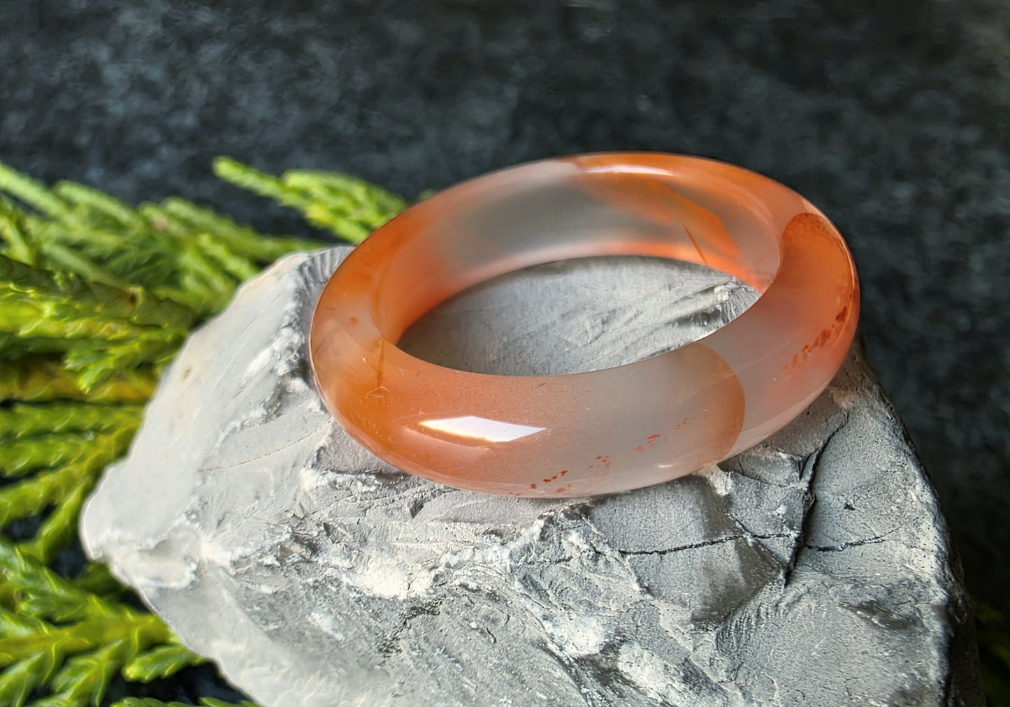 South Red Agate Bracelet & Ring Set