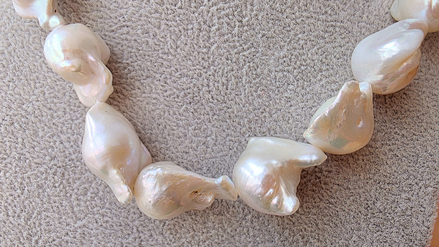 Baroque Pearl Strand Necklace