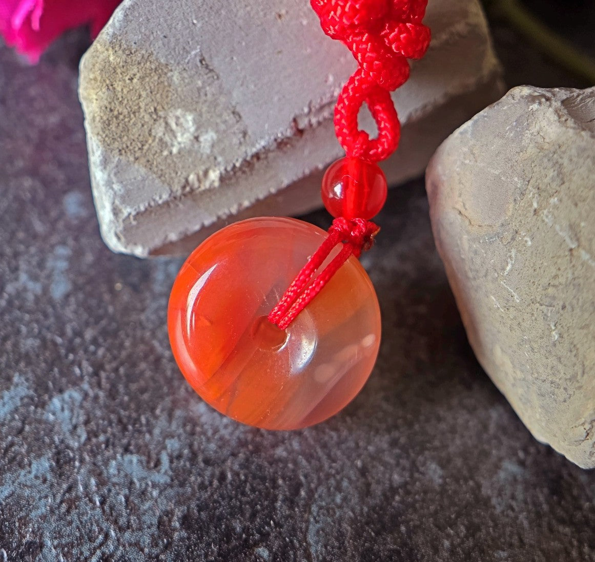 South Red Agate with Floating Inclusions
