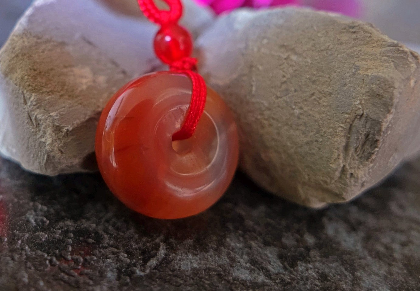 South Red Agate with Floating Inclusions