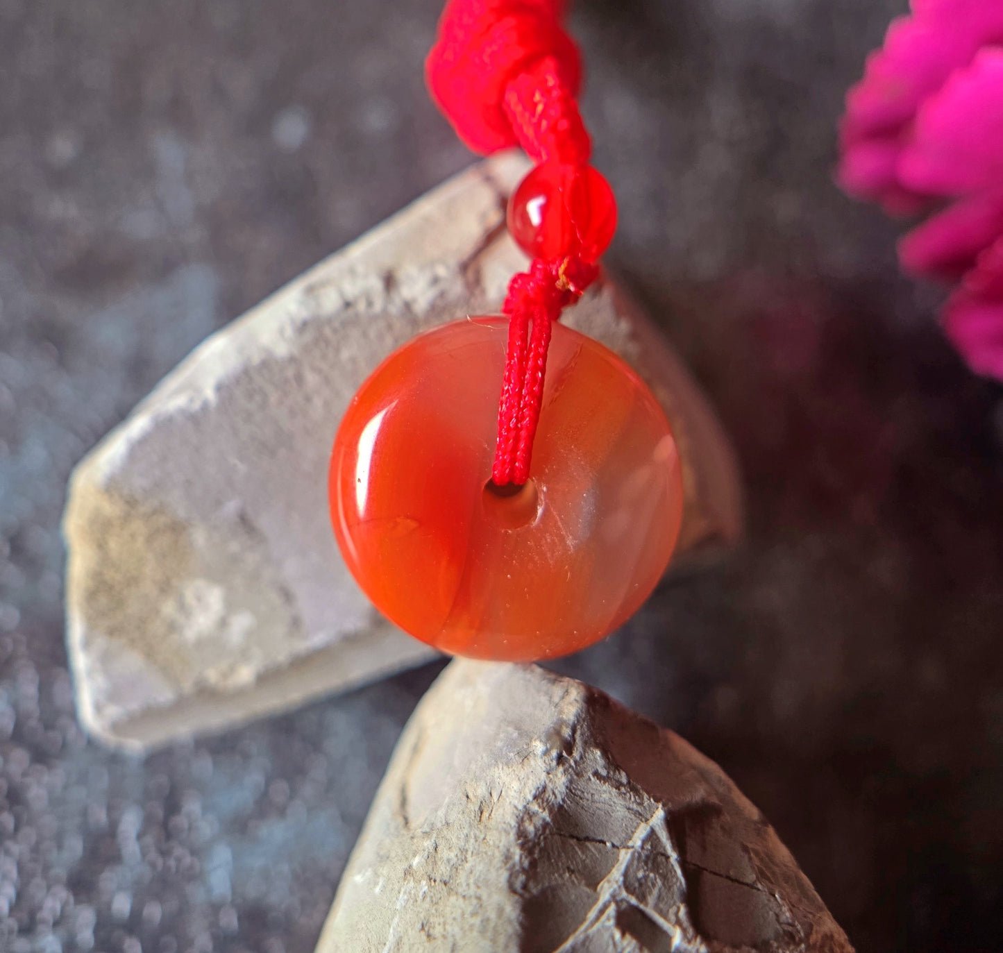 South Red Agate with Floating Inclusions