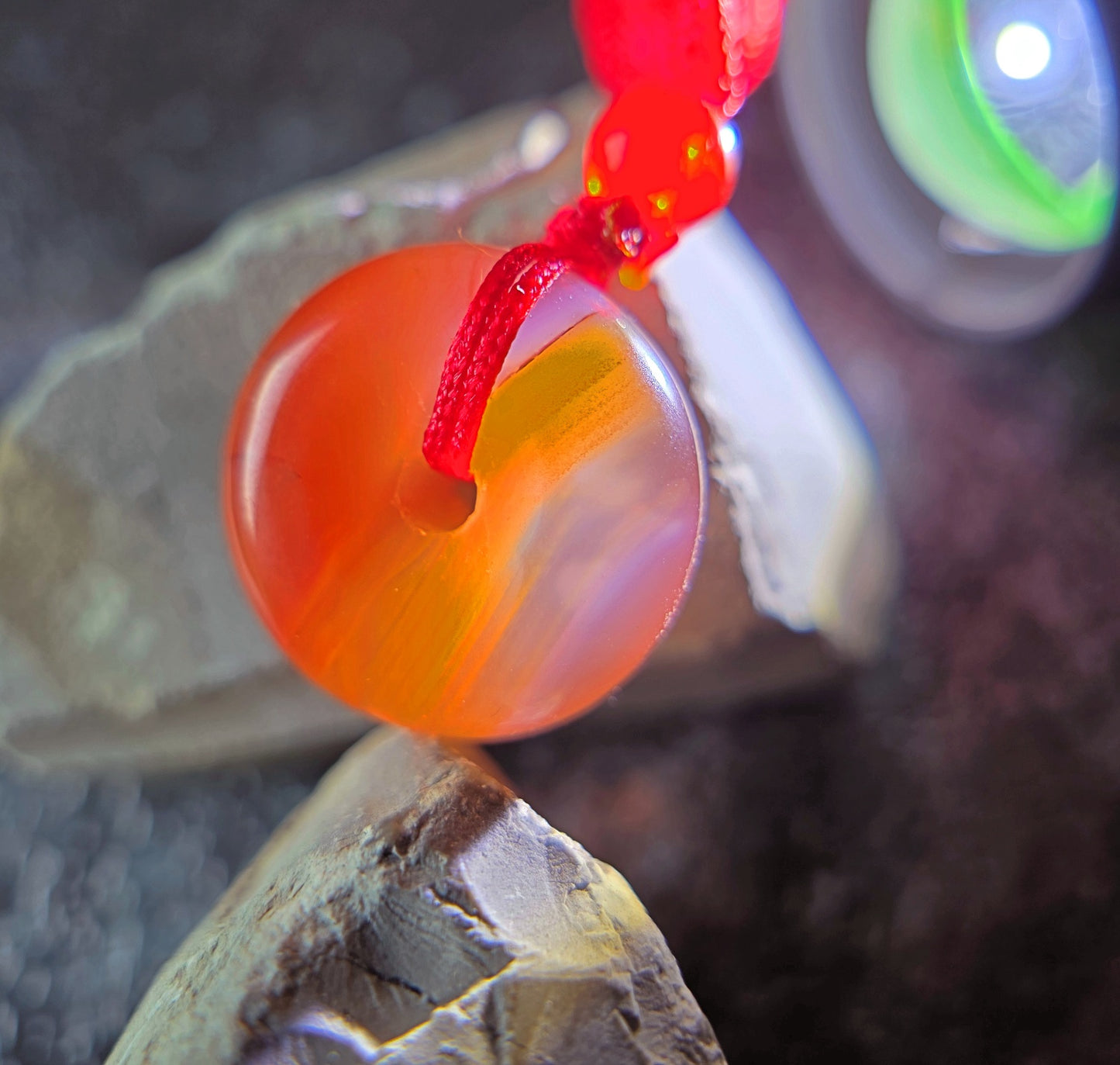 South Red Agate with Floating Inclusions
