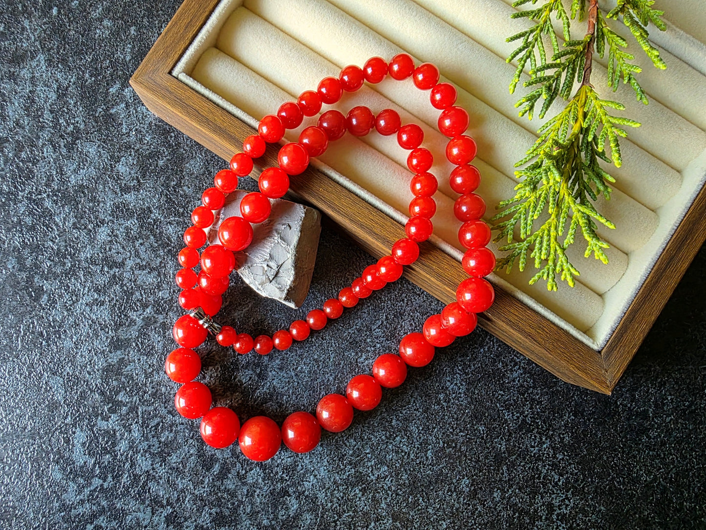 Certified Premium South Red Agate Necklace