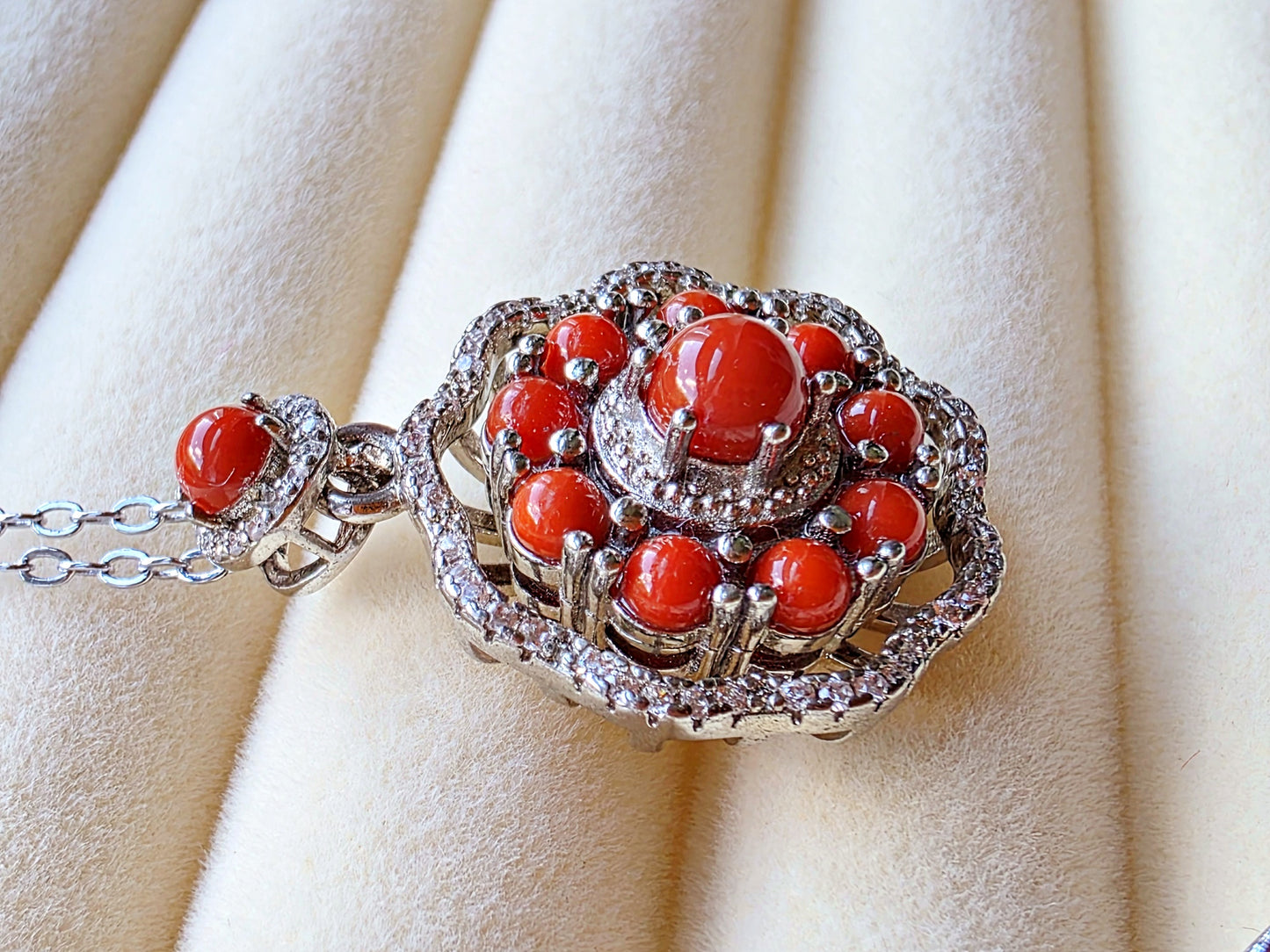 South Red Agate Stress Pendant