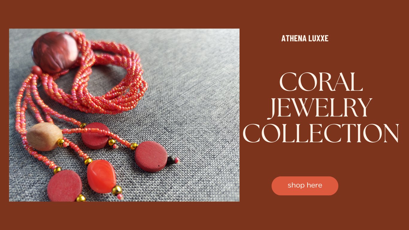 Glow up with coral fire — dipped in gold, made to slay!