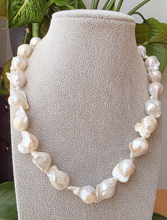 Baroque Pearl Strand Necklace