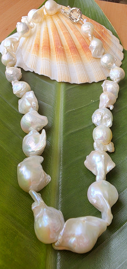 Baroque Pearl Strand Necklace