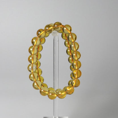 Citrine Bead Bracelet - The Stone of Abundance