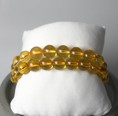 Citrine Bead Bracelet - The Stone of Abundance