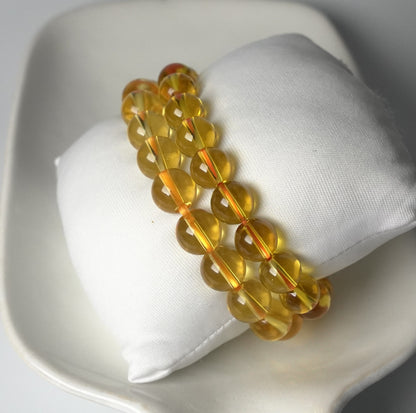 Citrine Bead Bracelet - The Stone of Abundance