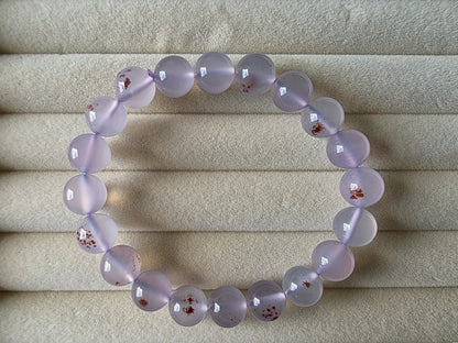 Translucent Nanhong Agate Bracelet