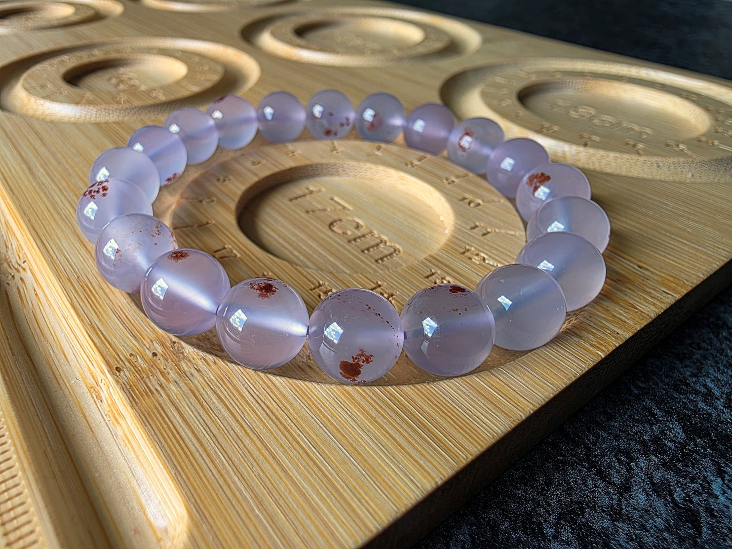 Translucent Nanhong Agate Bracelet