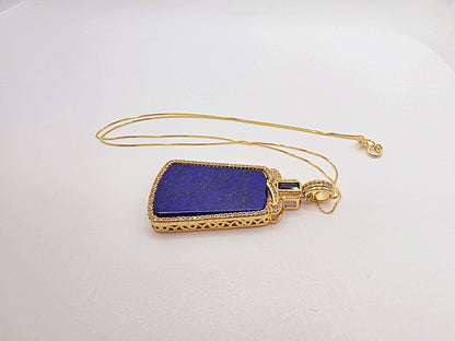 Certified Natural Lapiz Lazuli Pendant 