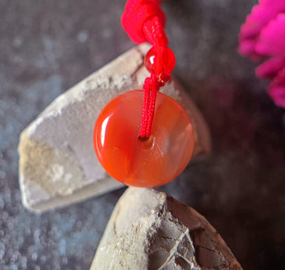 South Red Agate with Floating Inclusions
