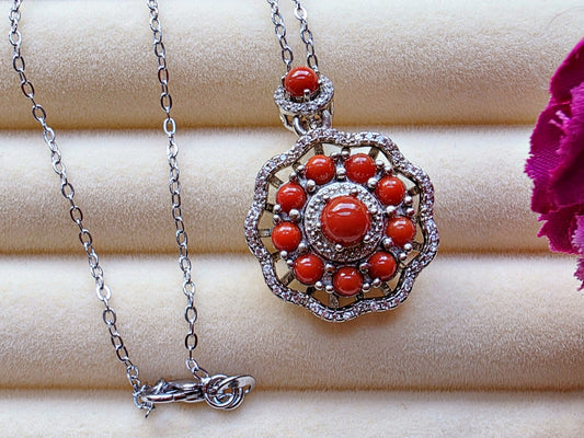South Red Agate Stress Pendant
