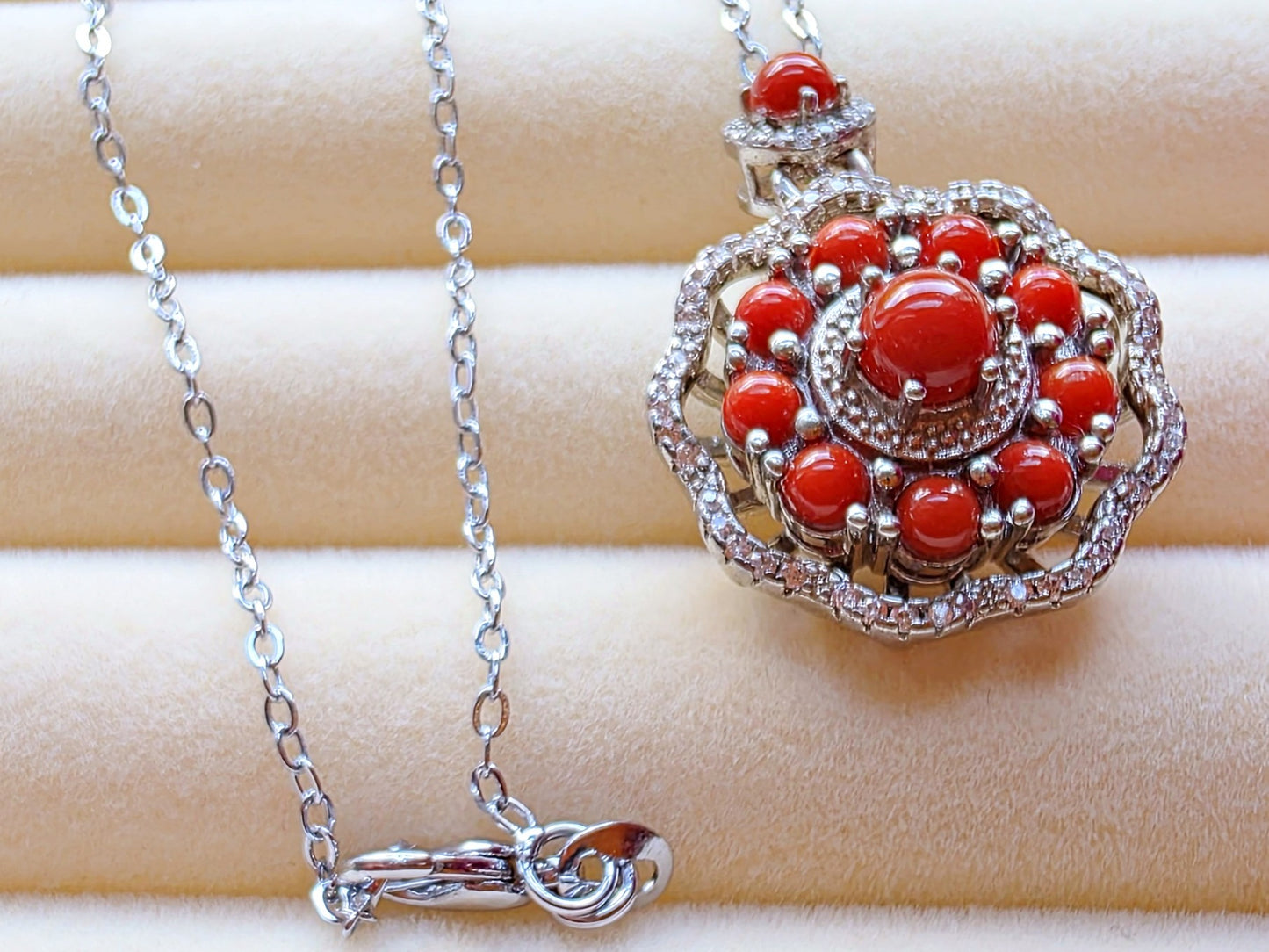 South Red Agate Stress Pendant