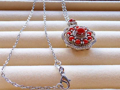 South Red Agate Stress Pendant